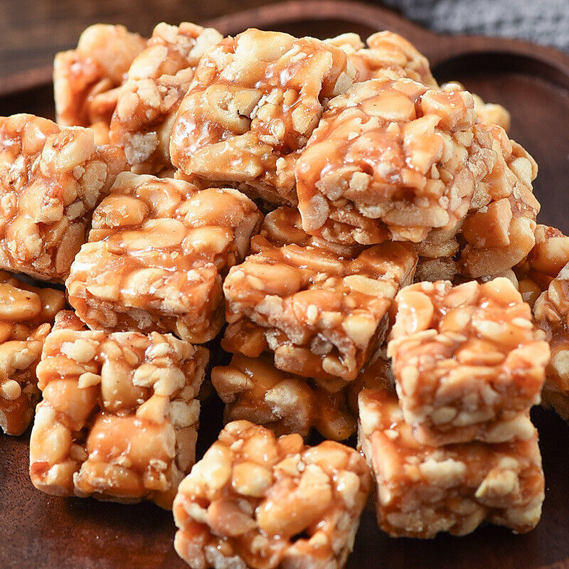 Original Low-sugar Sesame Peanut Halva 500g Handmade Black Sesame Candy Snack Secondary image