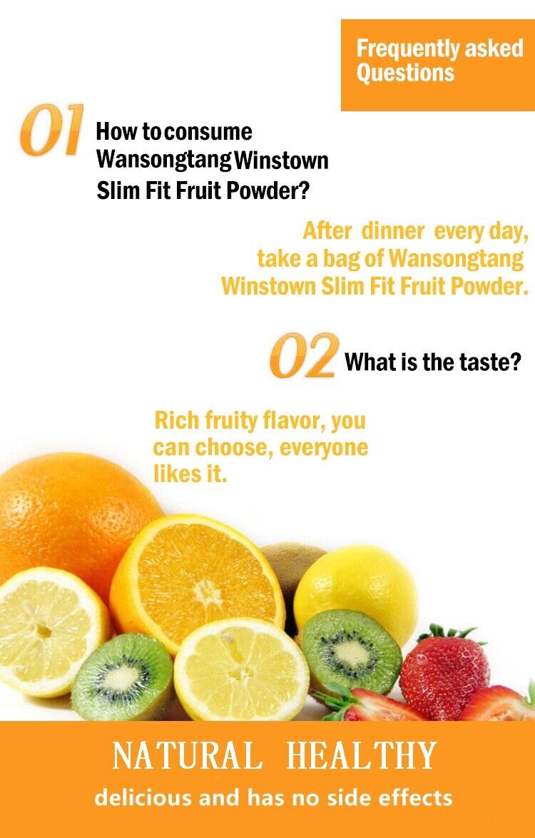 Kiwi Instant Fit Fruit Juice Flat Tummy Weight Loss Beauty Detox Powder 5g*10bag