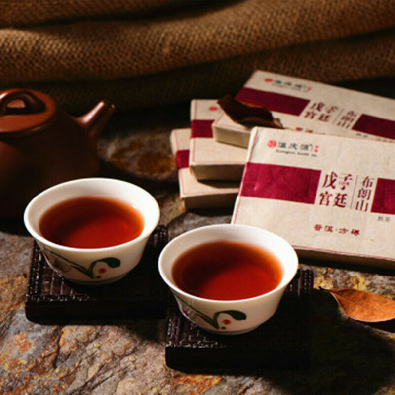 HelloYoung Yunnan Health Care Pu Er Tea Puerh Tea Ripe Tea 80g Pu Erh Tea Brick Tasty Tea