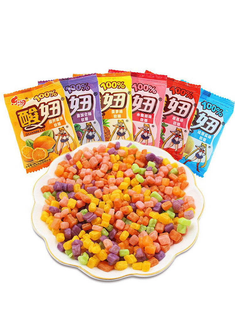 Nostalgic Fruit Flavored Gummies Mixed Pack for Kids