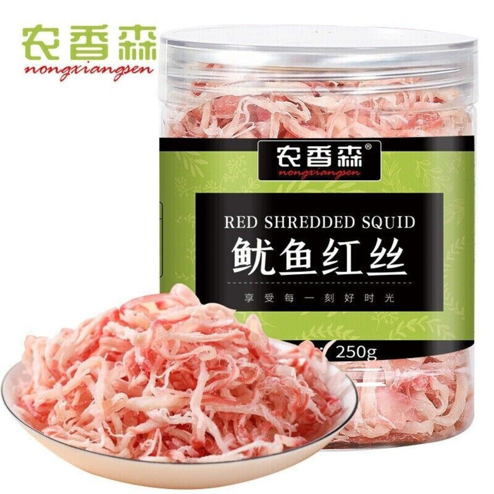 Nongxiangsen Dried Squid Strips 250g Ready to Eat Premium Seafood Snack Main image