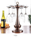 Drinking Glasses Stemware Rack Shelf Creative Iron Wire Wine Rack Stand Hanging