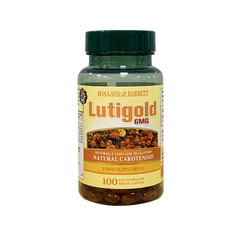 HB Holland Barrett Adult Lutein Capsules 100 Capsules 6mg Main image