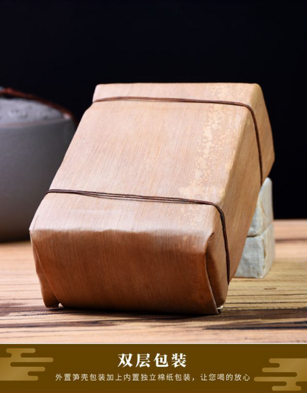 HelloYoung Yunnan Puerh Tea Ripe Tea Brick Tea Yiwu Tea Brick 500g/1.1lb