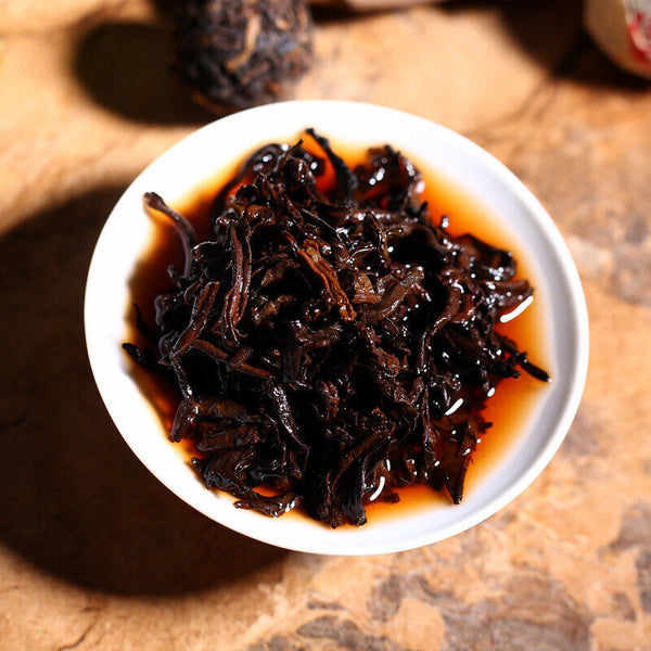 HelloYoung TeaPu-Erh Tuocha Big Leaf Species Pu'er Ripe Tea 500g Fermented Pressed Black Tea