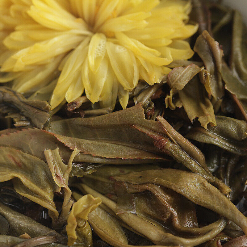 HelloYoung Yunnan Pu-erh Flower Tea Dragon Pearl 18 raw tea 6 flavor combination flower tea