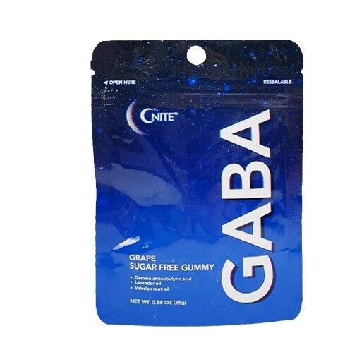 GNITE Sleep Soft Candy Grape Flavor Aminobutyric Acid Candy Gaba Sleep Candy