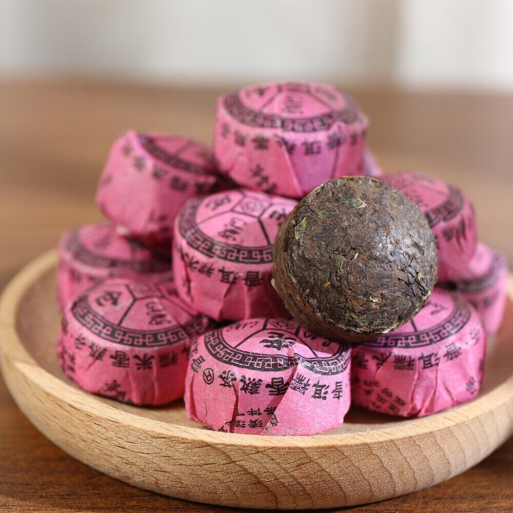 Laocang 2015 Ripe Puerh Mini Tuocha 100g Double Rose Flavor Aged Shu Puer Main image