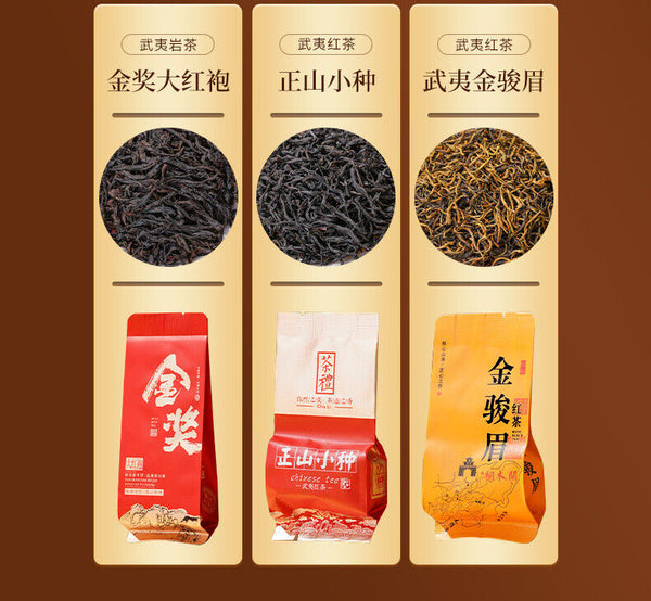 Jin Jun Mei Zhengshan Xiaozhong Tea Wuyi Rock Tea Da Hong Pao Cinnamon Narcissus