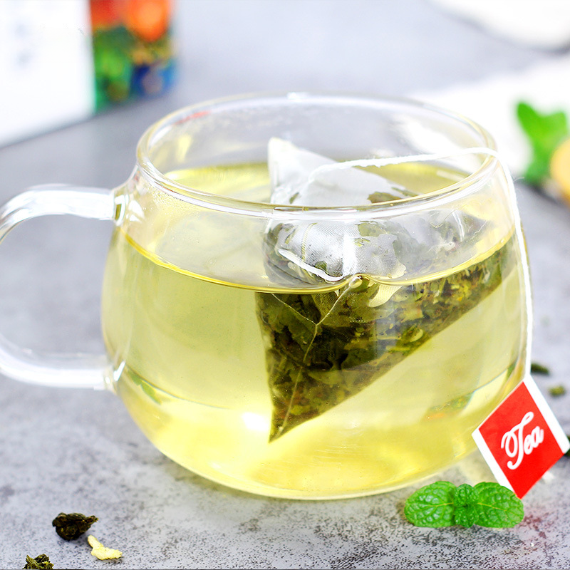 Cold Soaked Tea White Peach Oolong Honey Peach Flower Fruit Tea Triangle Bag