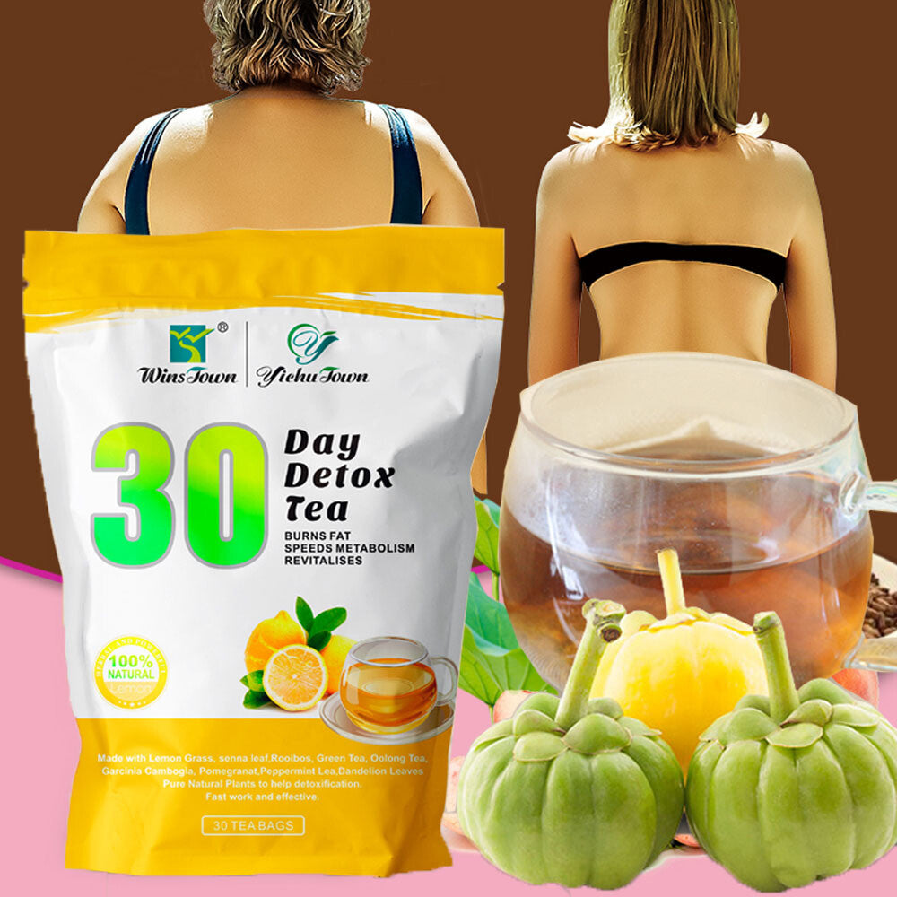 Peach Flavor Detox Fit Slim Tea 30 Days Weight Loss Tea Lemon Flavor Secondary image