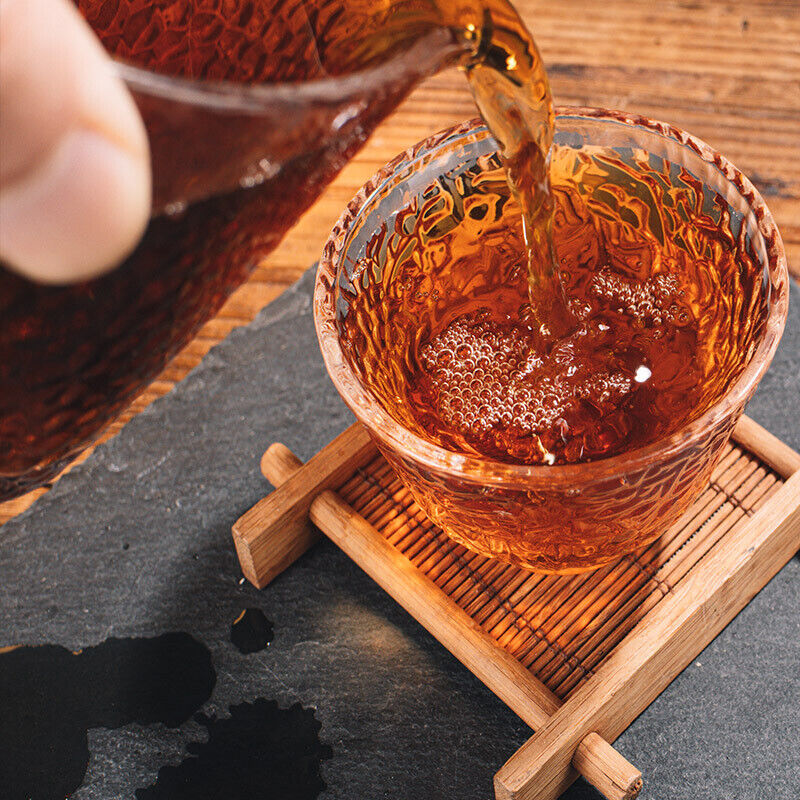 HelloYoung 450g Hunan Anhua black tea hand-built por brick tea golden flower black aged tea