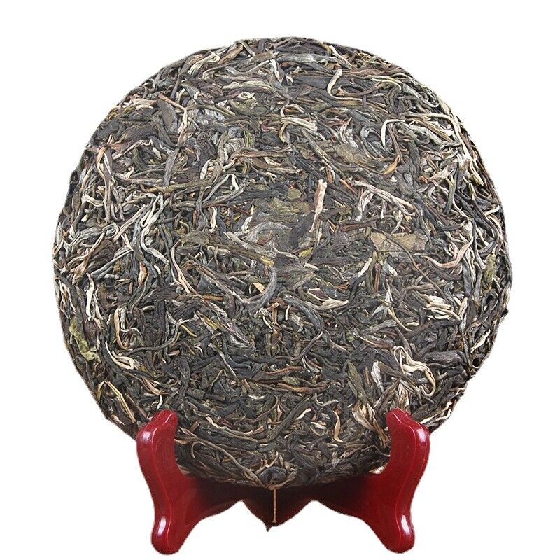 HelloYoung 357g Green Tea Yunnan Pu'er Tea Cha Tea Cake Menghai Bada Mountain Arbor Tea Main image