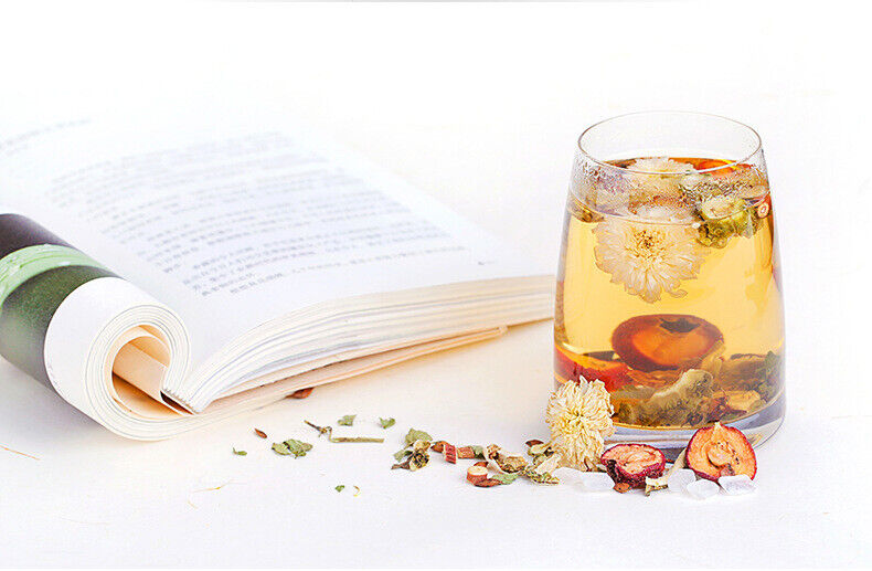 HelloYoung Eight Treasures Bitter Melon Fire Herbal Tea Flower Herb Health Care Bag Tea115g