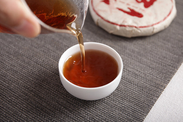 100g Yunnan Puerh Tea, Menghai Ripe Tea, Big Tree Tea,  Small Cake Cooked Tea