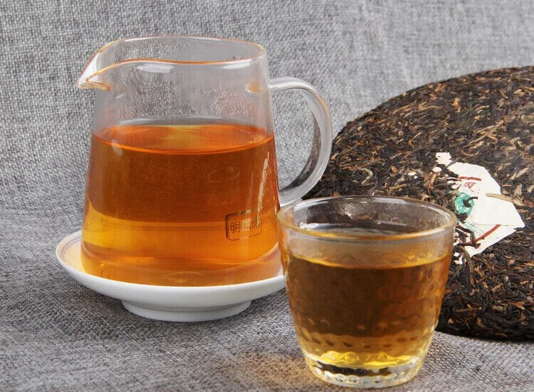 Yunnan Pu'er Tea Early Spring Raw Puer Yinhao Old Tea Qizi Cake Tea 400g
