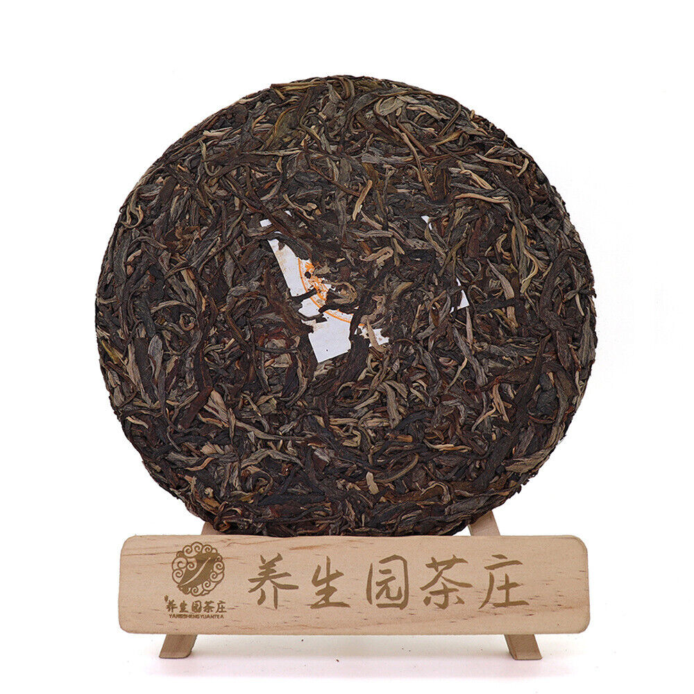 HelloYoung 357g Yunnan Pu'er raw green cake tea cake spring Icelandic seven seed cake tea