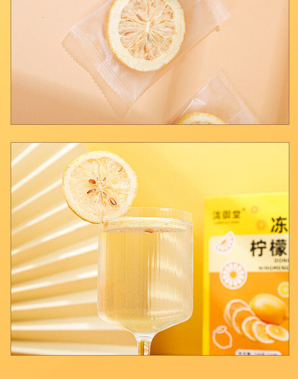 Freeze Dried Honey Lemon Slices Cold Brew Fruit Tea 20 Sachets