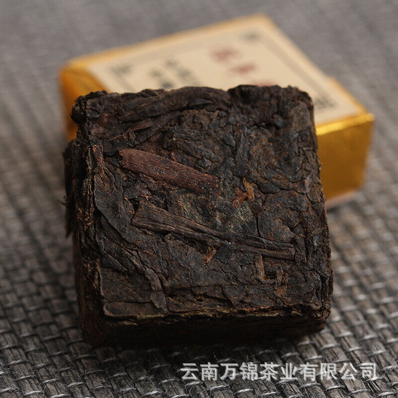 HelloYoung Small Gold Tea Brick 500g Mini Tuo Tea Small Square Brick Aged Pu-erh Ripe Tea Secondary image