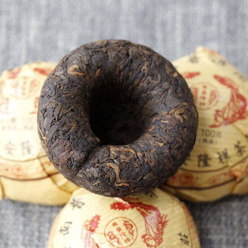 HelloYoung 100g Yunnan Phoenix Tuocha Pu'er ripe tea Golden Bud Tuo black tea leaves