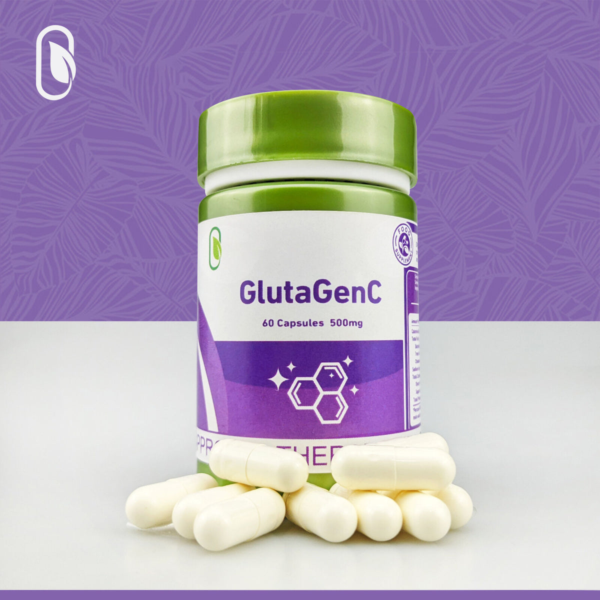 GlutaGenC Glutathion - 60 Kapseln
