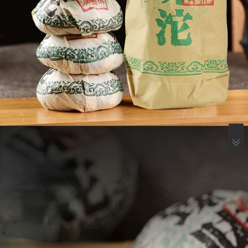 Natürlicher Roher Pu'er Tuocha Menghai High Mountain Pu-erh Grüner Tee 500g
