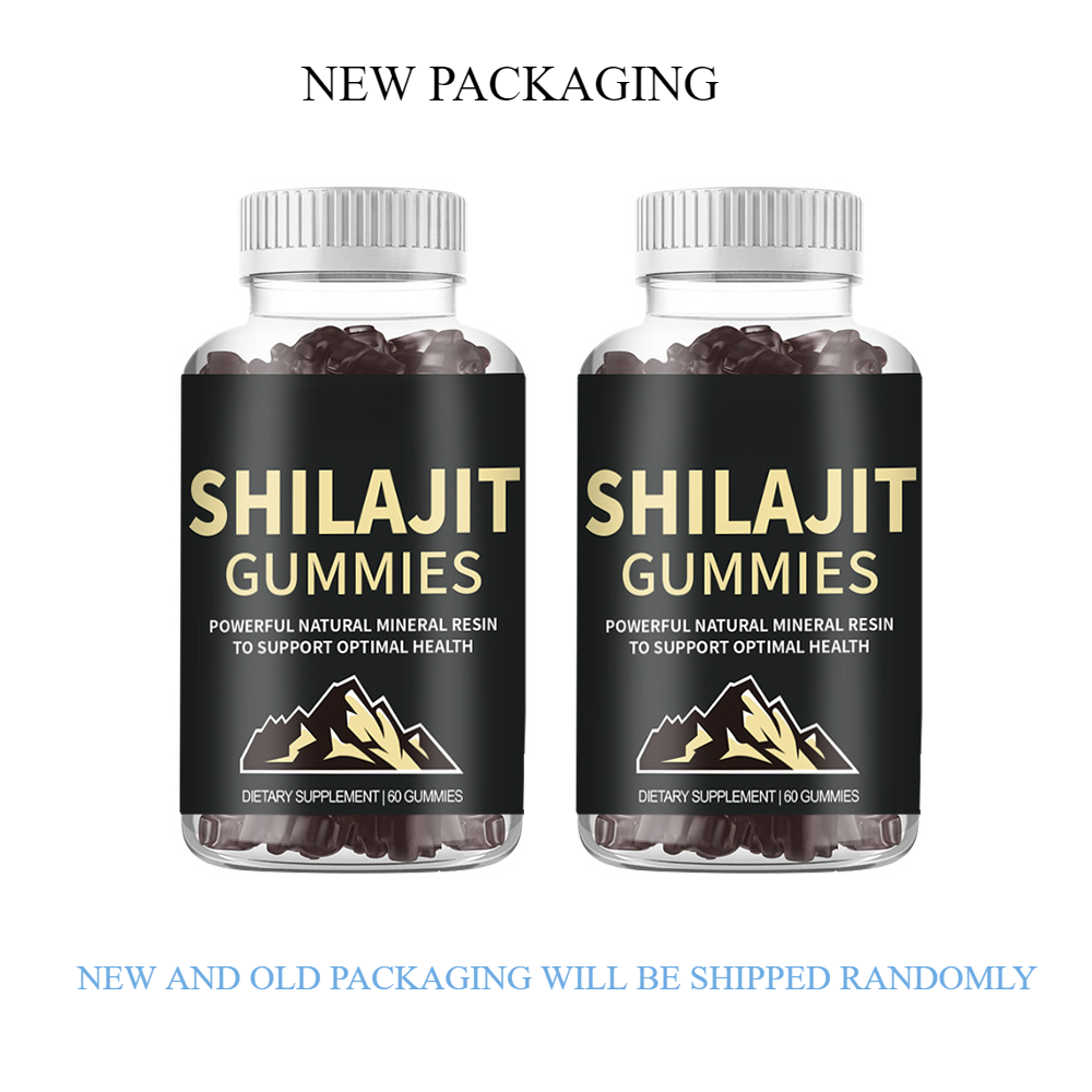 100% Pure Himalayan Shilajit Gummies Immune Support w/ AshwagandhaChaga Mushroom
