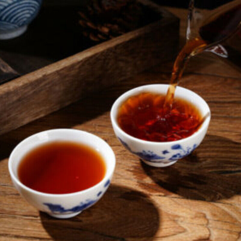 HelloYoung Royal Puerh Lincang Yinhao YUNNAN CHITSU PINGCHA Tea Yuancha Ripe Puer Tea 400g