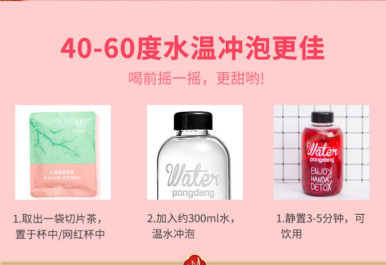 High quality Sydney Kumquat Dragon Fruit Tea Individual Sachets 120g