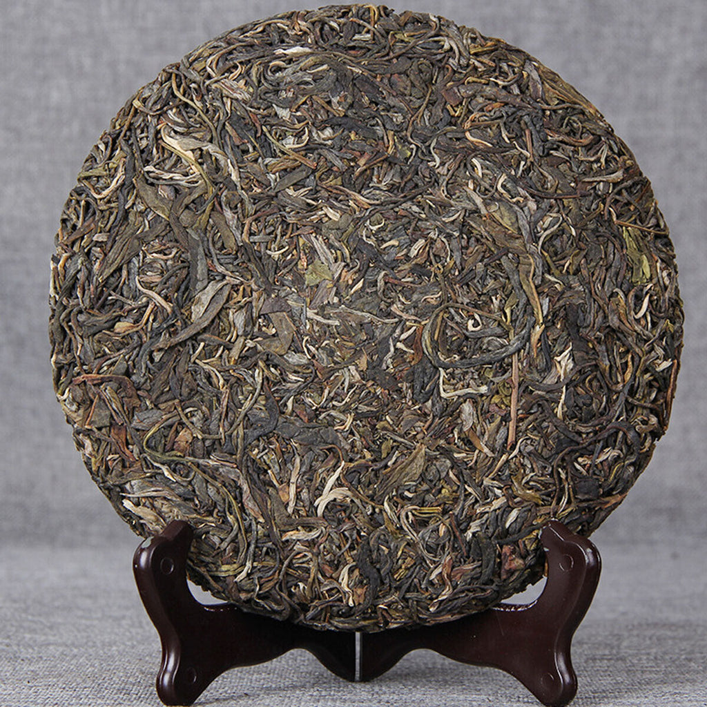 HelloYoung BanZhang Collectibles Sheng Puer Tea Premium Cha Hand-made Pu-erh Tea Cake 357g