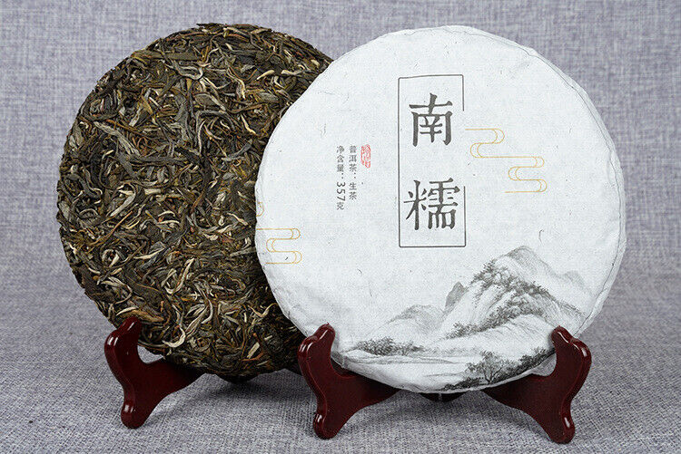 HelloYoung Yunnan Pu'er Raw Tea 357g Nannuo Raw Tea Cake Pu'er Raw Tea Cake 357g南糯生饼 普洱生茶饼