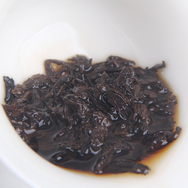 357g Puerh Ripe Tea Top Yunnan Seven Seed Tea Cake Classic Aged Ripe Tea