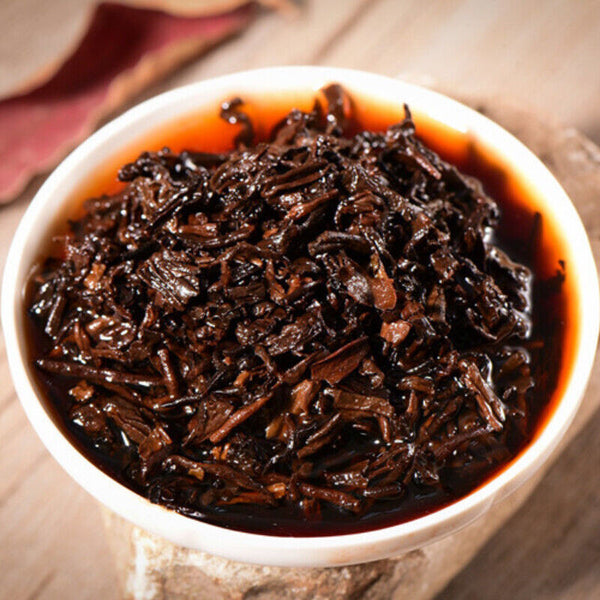 HelloYoung TeaBig Tree Ripe Tea 357g Chinese Black Tea Yunnan Pu-Erh Tea Premium Palace