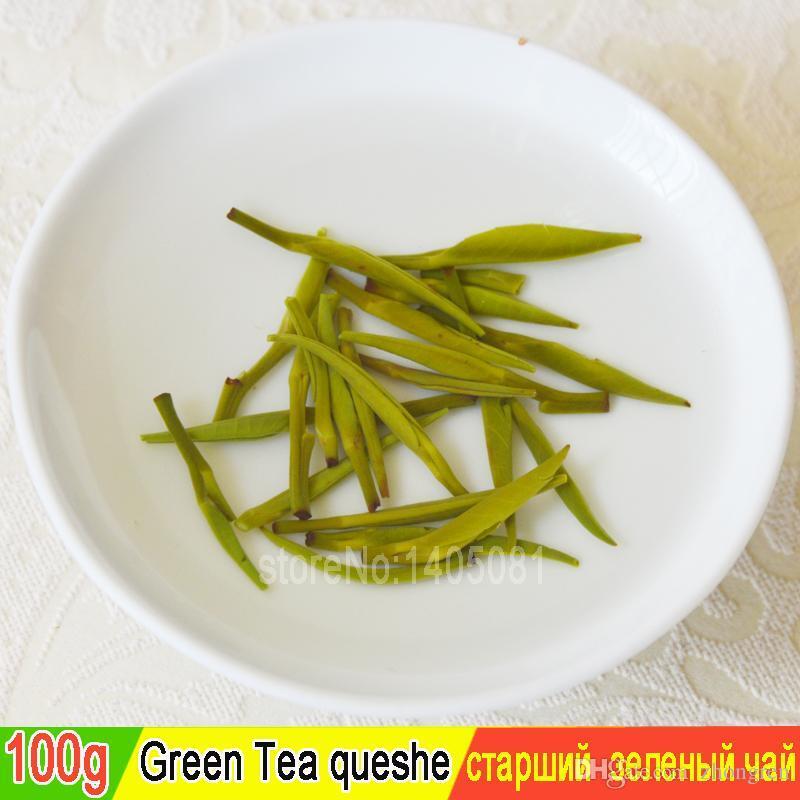 HelloYoung High Quality Green Tea Mingqian Fried Queshe Maojian Tea Green Healthy 100g