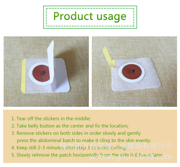 10 Pcs/box Slimming Patch Detox Natural Wormwood Lazy Sticker
