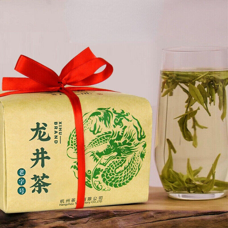 HelloYoung Chinese Yu Qian Xi Hu Longjing Tea Long Jing Spring Dragon Well Green Tea 200g