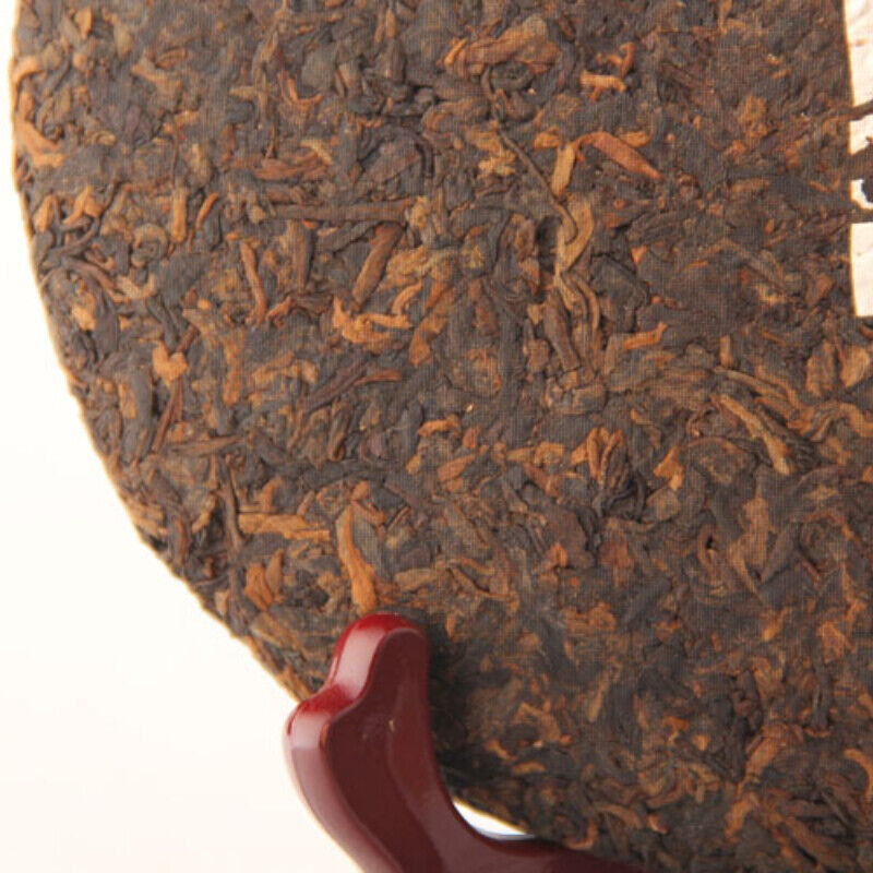 HelloYoung TeaQi Zi Pu-erh Black Tea Cake 357g Early Spring Pu'er Ripe Tea Chinese Tea Menghai