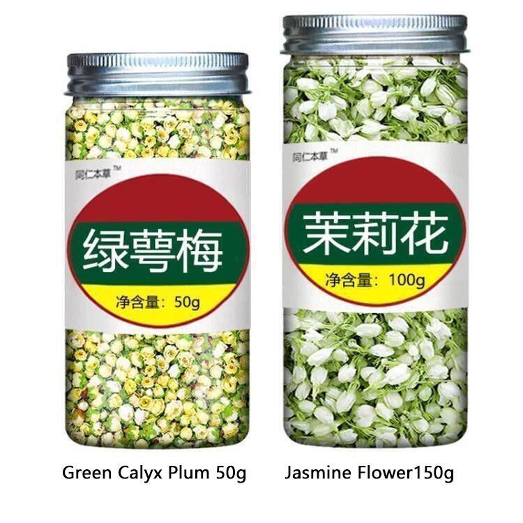 Natural Green-calyx Plum Blossom, Rose & Jasmine Blend High-Quality Health Tea