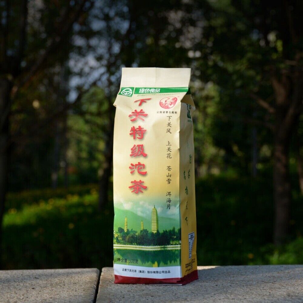 Xiaguan Te Ji Tuo Cha * Premium Grade Pu'er Puerh Puer Tea Raw 500g Bag Secondary image