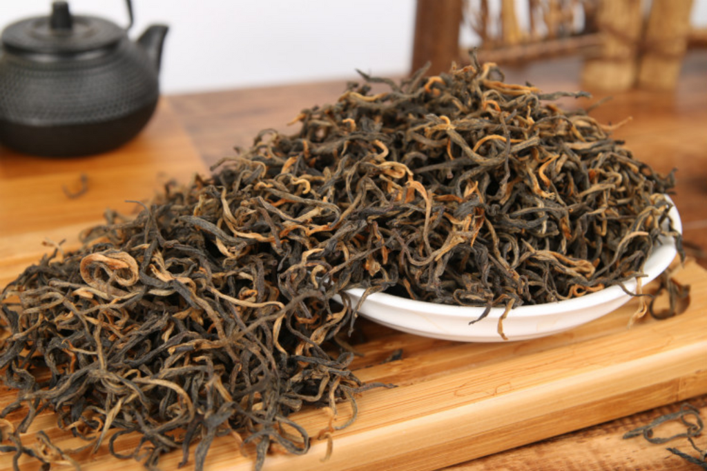 HelloYoung 500g Yunnan black tea Dian Hong tea Hundred flowers fragrance Mao Feng No. 2