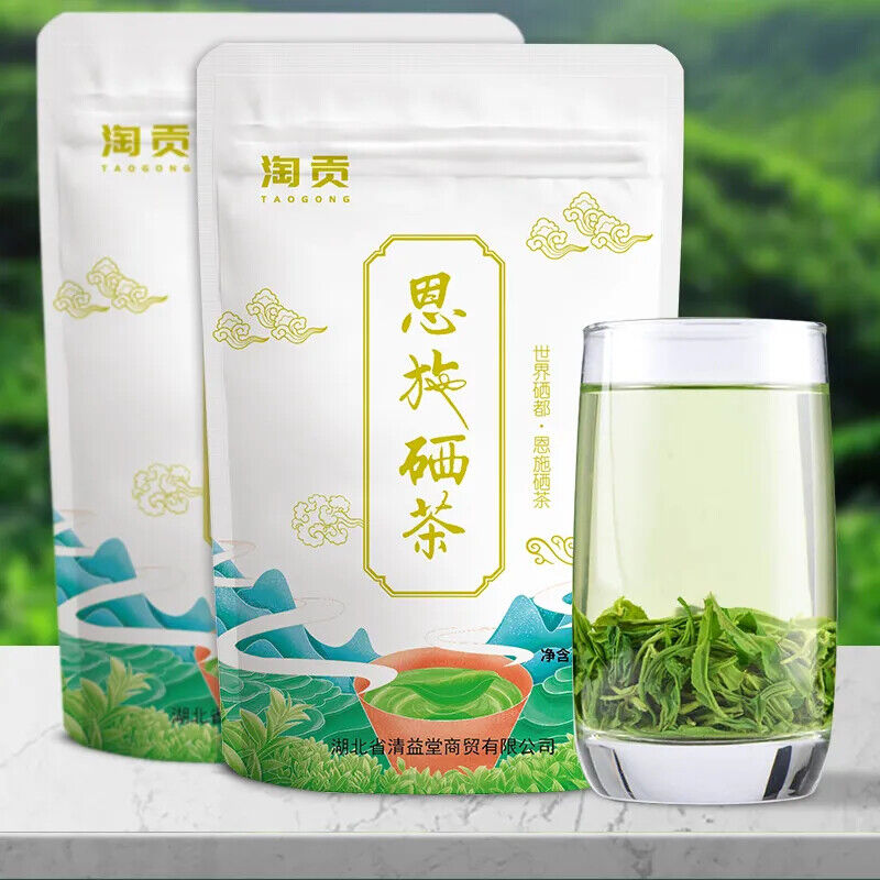 Enshi selenium tea fried green tea strong aroma high mountain cloud green tea Main image