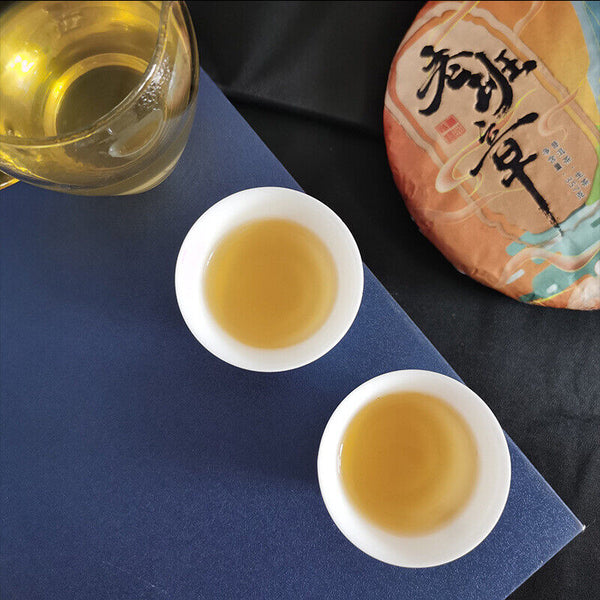 HelloYoung Yunnan Pu-erh Tea Cake Raw Pu-erh Lao Banzhang Pu-erh 357g Pu-erh Raw Tea