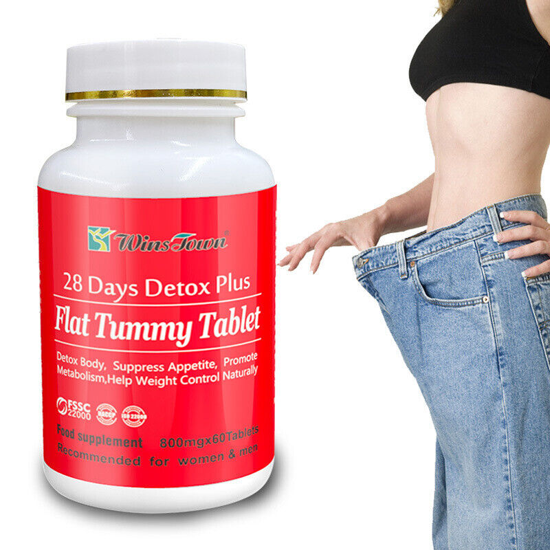 28 Days Detox Plus Flat Tummy Tablet Weight Loss tablet 60 Tablets Main image