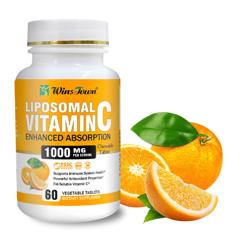 Winstown Vitamin C 1000mg Tablets Multvitamin Candy Immune 60 Tablets/bottle