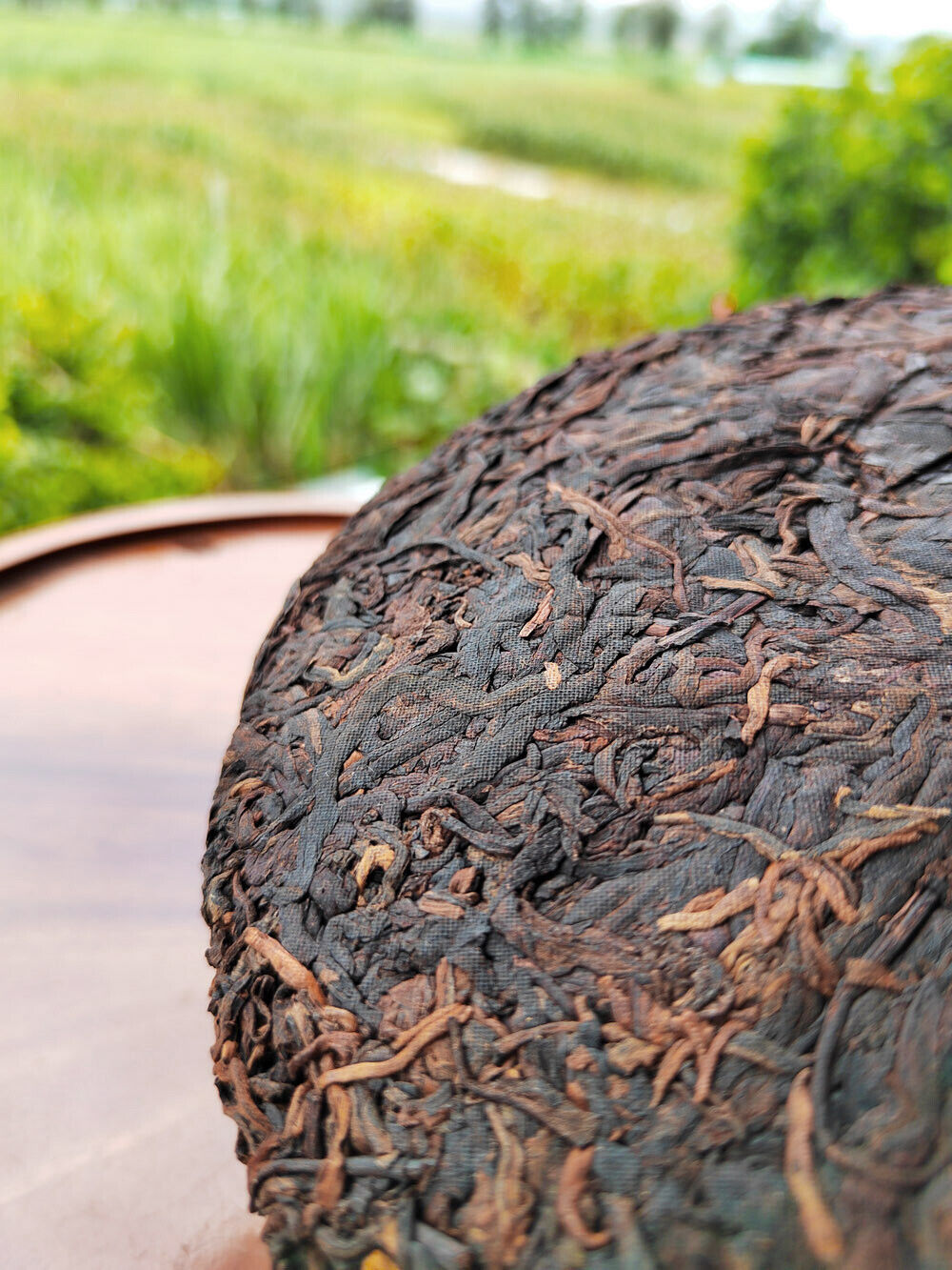 HelloYoung 357g Yiwu Pu'er Ripe Tea Yunnan Seven Cakes Pu'er Tea HongJinYin Ripe Pu'er Tea