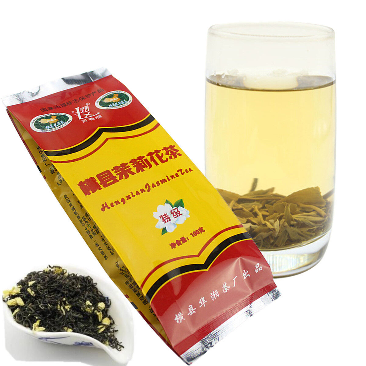 HelloYoung 100g Jasmine Tea Flower Tea Chinese Grestest Loose Weight Healthy Scented Tea Secondary image