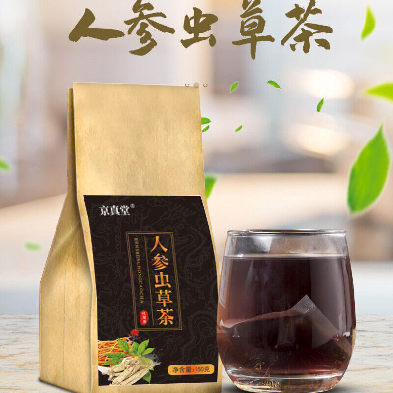 Ginseng Cordyceps Tea with Maca Goji Herbal Tea for Men Main image