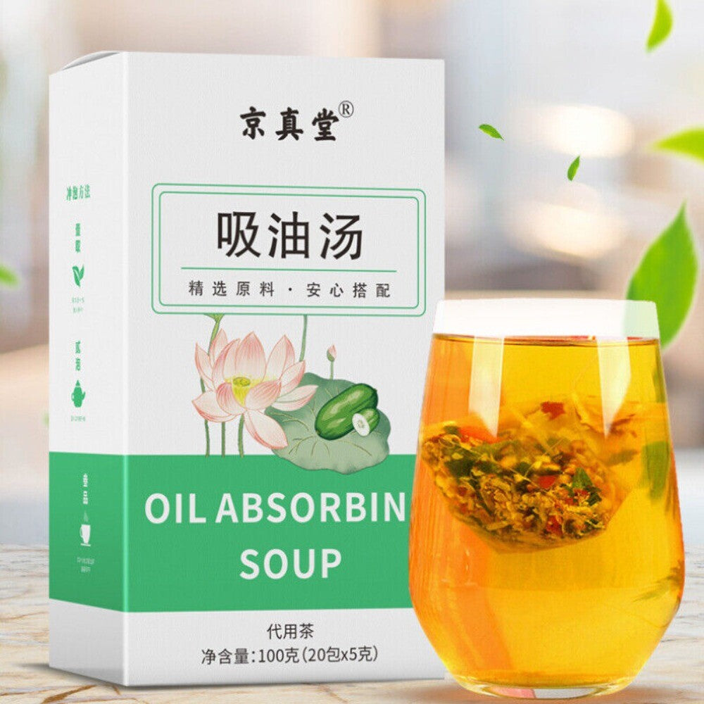 Cassia Seed Winter Melon Lotus Leaf Hawthorn Tea Oil Control Herbal Blend Main image