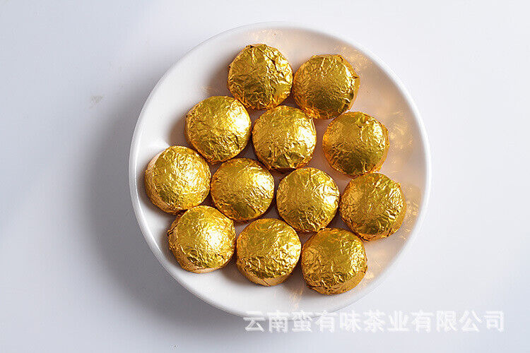 HelloYoung 500g Yunnan Pu'er Tea Leaves Glutinous Small Golden Tuo Mini Small Tuo Tea