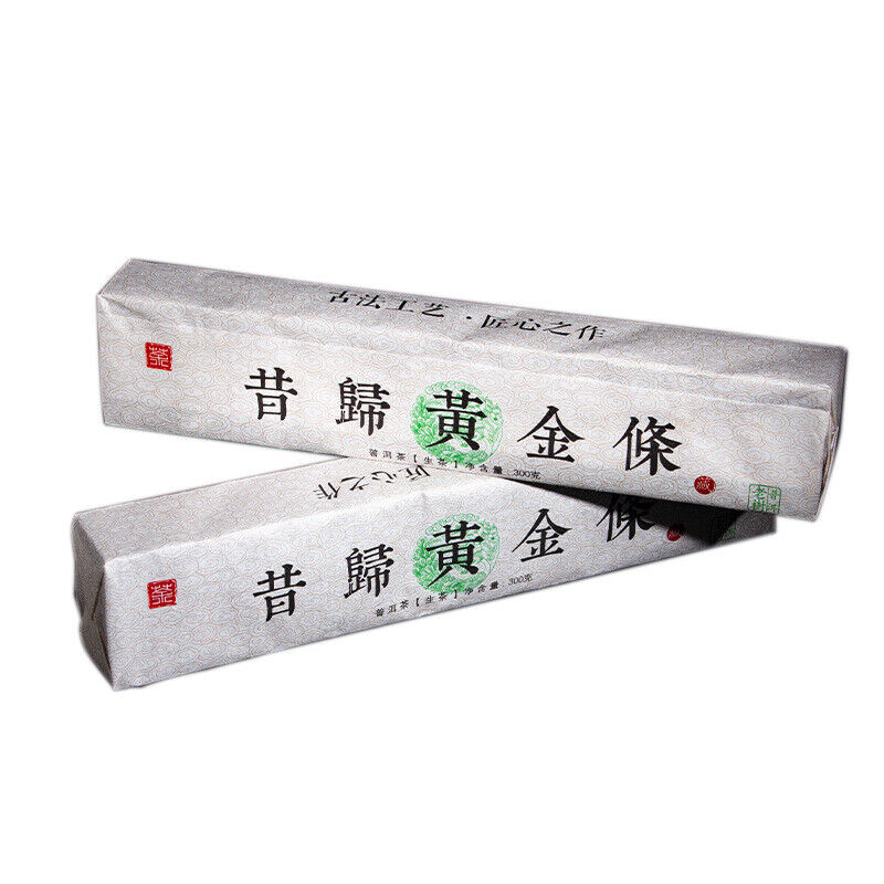 HelloYoung 300g Yunnan Pu'er Raw Tea Early Spring Tea Xigui Ancient Tree Gold Bar Tea Brick Main image